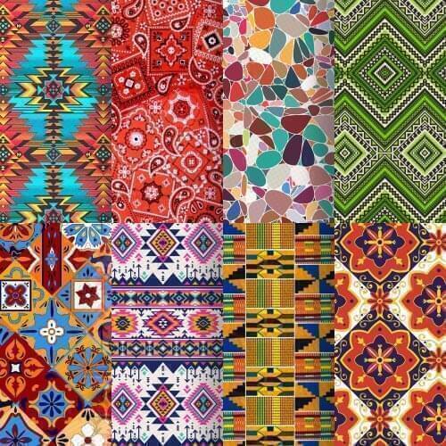 David accessories 20*33cm Animal Printed Smooth Faux Leather Sheets DIY Earring Bows Materials Synthetic Leather Fabric,1Yc10508