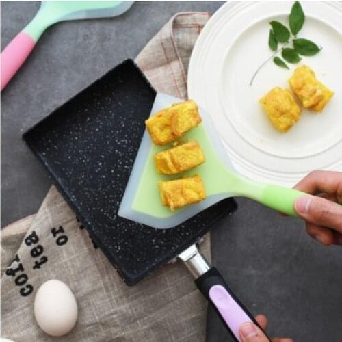Food Grade Silicone Spatula Beef Meat Egg Kitchen Scraper Pizza Shovel Non Stick Butter Spoon Cake Baking Pastry Spatula Tools