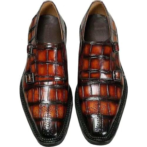 Tianxin new arrival men dress shoes male formal shoes men crocodile leather shoes men crocodile shoes