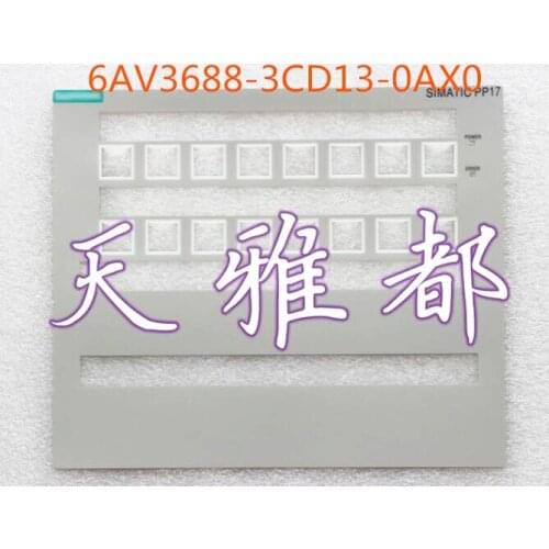 NEW PP17-I 6AV3688-3CD13-0AX0 6AV3 688-3CD13-0AX0 HMI PLC Front label Industrial control sticker