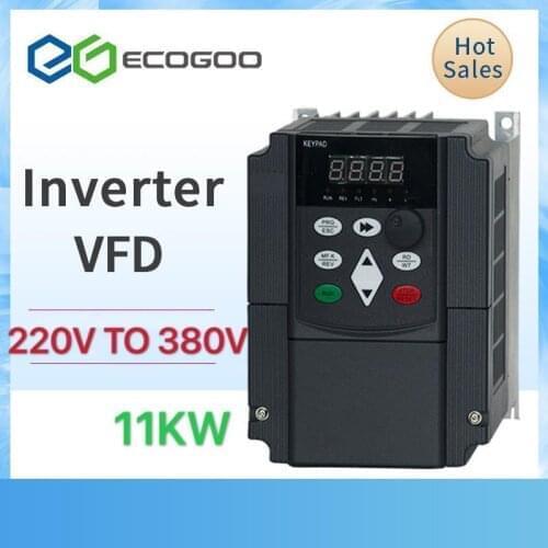 Frequency Inverter 220V to 380V Three-Phase Motor 11KW Governor Electrical Parts Frequency Converter