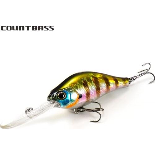 COUNTBASS 65mm 14.5g Crankbait Deep Diver Floating Hardbaits Fishingg Lures Diving Depth 4m Crank Wobblers Anglers Lure