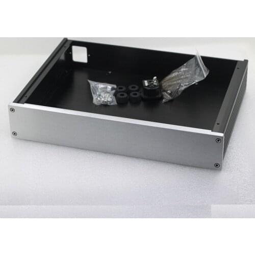 Size (mm) : W340 H62 L248 Amplifier Chassis Housing DIY Box Enclosure 3406 All Aluminum Power Amplifier Case Shell