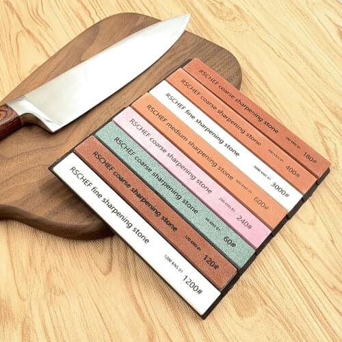 RSCHEF Small whetstone Whetstone Sharpening stone for fixed angle sharpener bar sharpening stone