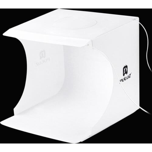 1100lm Mini Foldable Camera Soft Box Photo Two LED Panels Portable Folding Photo Video Lighting Studio Tent Tabletop shooting