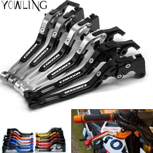 CNC Motorcycle Clutch Brake Lever Foldable Extendable Adjustable Aluminum Levers For Honda CB1000R CB 1000R CB1000 R 2008-2016