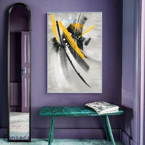 Modern Abstract Canvas Painting Porch Aisle Decorative Poster Modular Pictures On The Wall For Living Room Aesthetic Room Decor