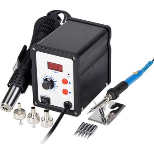 Hot Air Desoldering Station 110V 220V Digital Display Desoldering Soldering Rework SMD Solder Station Maintenance Tool