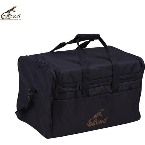 GECKO L03 Standard Adult Cajon Box Drum Bag Backpack Case 600D 5MM Cotton Padding with Carry Handle Shoulder Strap