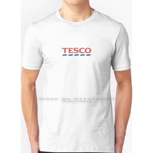 Tesco T Shirt 100% Pure Cotton Tesco Novelty Funny Shop Uk Shopping Groceries Asda Sainsburys Comedy