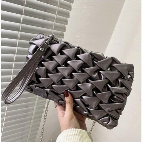 Women Crossbody Bag Weave Flap Bags For Women 2020 Quality Leather Thick Retro Shoulder Messenger Bags Female Handbag And Purse