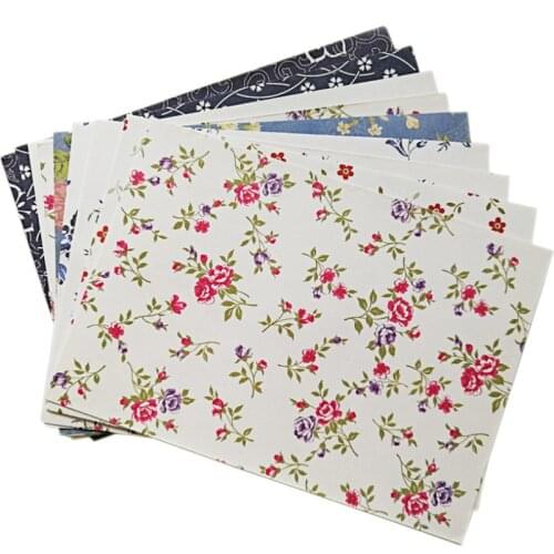 100Pcs/lot Flower Color Small Envelopes Solid Color Gift Paper Square Envelope Stationery Gift Birthday Party Envelope