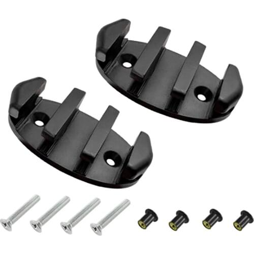 2PCS Marine Zig Zag Anchor Trolley Cleat Rope Device Kayaks Canoes Boat Decks Replacement Rowing Accessories