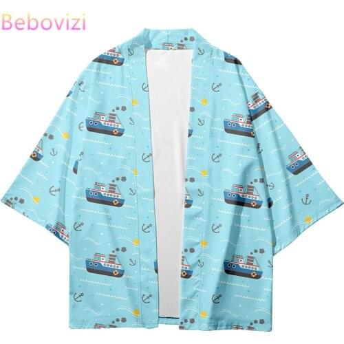 2021 Plus Size XXS-6XL Green Blue Loose Japanese Streetwear Cardigan Women Men Harajuku Haori Cosplay Kimono Top Yukata Clothes