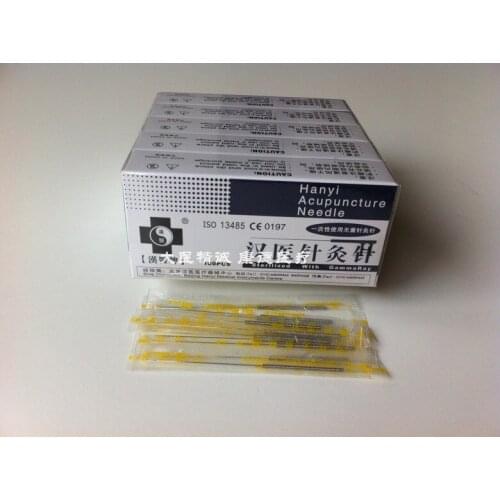 Free shipping HanYi Sterile Acupuncture Needles Single Use single packing 100pcs/box,disposable Acupuncture needle
