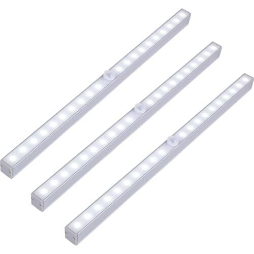 Wireless PIR Motion Sensor 20 LED Under Cabinet Lights Night Light For Cabinet Kitchen Bedroom Wardrobe Indoor Stair Wall lamps