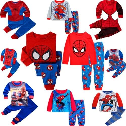2021 Kids Pajamas Sets Girl and Boy Clothes Sweet Dreams Pijamas Children Cartoon Long Sleeve T-Shirt+Pants pajama set Clothes