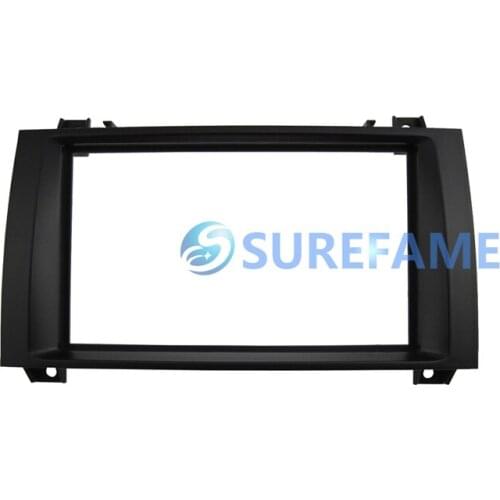 Double Din Car Facia for MERCEDES BENZ SLK (R171) 2004-2011 Radio DVD Stereo CD Panel Dash Kit Trim Fascia Face Plate Frame