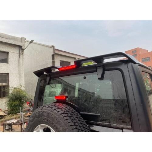 J367 JL1195 Rear Spoiler /tailplane New style For Jeep Wrangler JK 07-17 & JL 2018+ LANTSUN