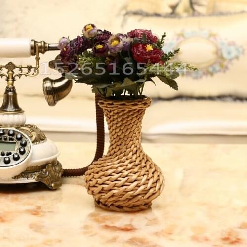 Creative Nordic Vases Flower Arrangements Living Room Aesthetic Decorations Vases Vintage Elegant Terrario Home Decor DI50HP