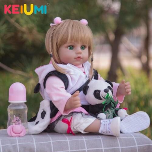 KEIUMI 18 Inch Special Design Reborn Baby Dolls Handmade Newborn Dolls Fashion Bebe Toys For Children Playmates Christmas Gifts