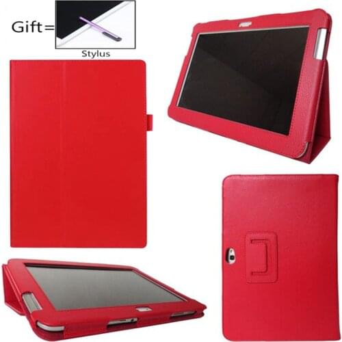 Magnet Case for Samsung Galaxy Note 10.1 2012 GT-N8000 N8000 N8010 N8020 Tablet Cover Flip Stand PU Leather Cap Folio Stand Back