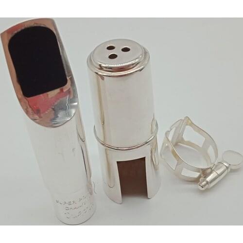 MFC Baritone Saxophone Metal Mouthpiece Super Power Chamber Professional Sax Mouthpiece Accessories Silvering