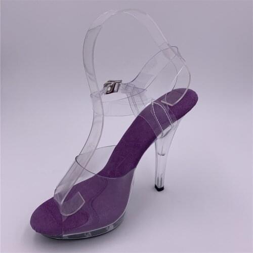 Fashion 12CM high heels, wedding banquet performance shoes, sexy club pole dancing sandals