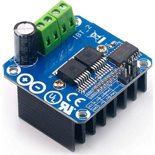 Double BTS7960 B BTS7960B DC 43A Stepper Motor Driver Module H-Bridge PWM Module For Arduino Smart Car