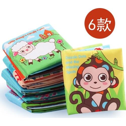 Baby Education Learning Toy Soft Fabric Books for 1-12 Months Infant