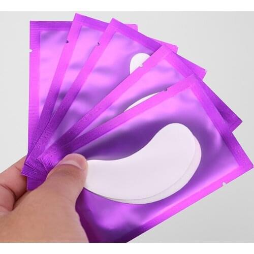10/20 Pair Prevent Allergies Under Eye Patches Lint Free Gel Eye Pads For Grafting Eyelashes Paper Eye Gel Sticker Wraps