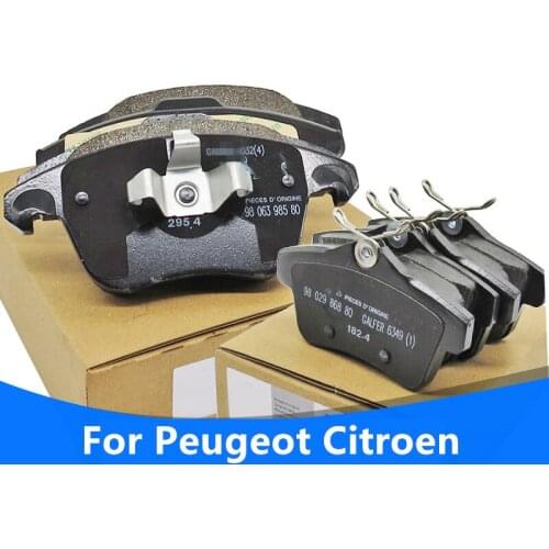 For Peugeot 3008 308CC DS6 Citroen C4 C-QUATRE DS5LS car front and rear brake pads high quality Auto Accessories