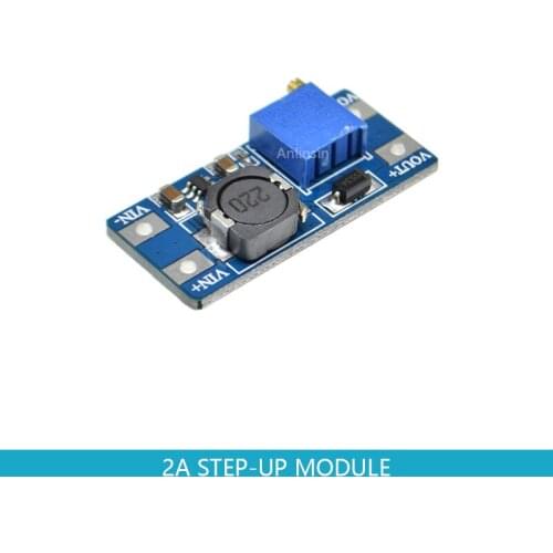 DC-DC adjustable step-up Booster power supply MODULE BOARD 2A MAX MT3608 DC DC Converter 2-24V TO 28V