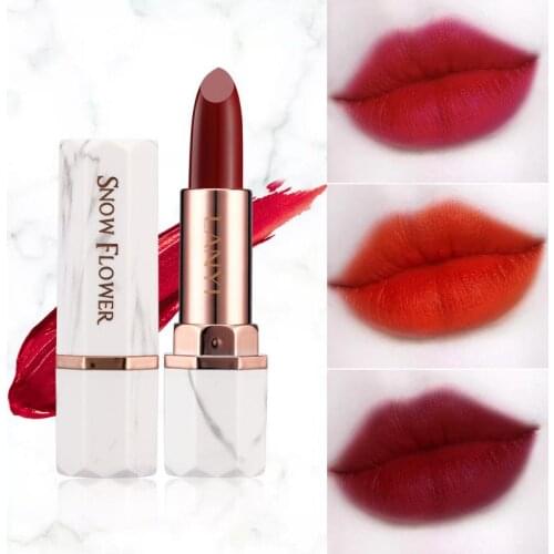 Sexy Matte Lipstick Makeup Silver 10 Color Nude Long Lasting Pigment Waterproof Nutritious Velvet Lips Stick Makeup Gift KH69