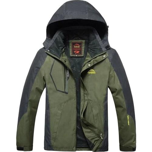 Spring Autumn Plus Size 6XL 7XL 8XL mens windbreaker jacket mens waterproof windproof brand clothing Men stitching jacket