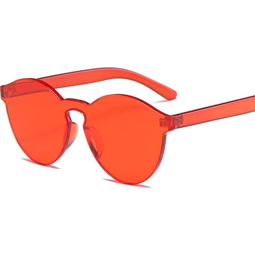 UV400 Goggles One Piece Lens Cat Men Outdoor 2018 Women Sunglasses Luxury Brand Design Eye Sun Glasses Candy Color Cheap Fashion