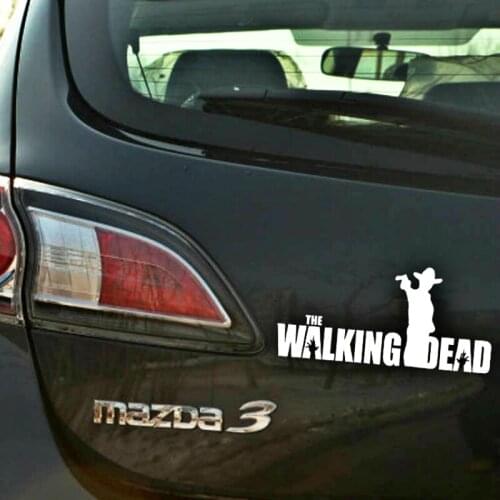 Aliauto Funny Car Accessories Umbrella Corporation Walking Dead Reflective Car Sticker Decal for Volkswagen Polo Golf Audi A3