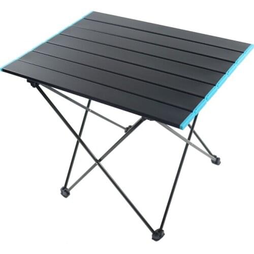 Outdoor Picnic Folding Table Super Light Easy To Clean Aluminum Alloy Fishing Table Camping Table Chair Self Driving Picnic Desk