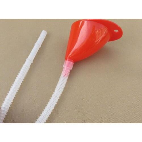 Car Refueling Funnel Detachable Hose Gasoline Engine Oil Additive Motorcycle Farm Machine Use Convenient Anti-leakage Filler