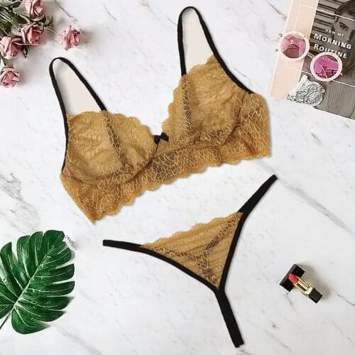 Women Hot Erotic Sexy Lingerie Open Bra Thong G-String Set Transparent Underwear Baby Doll Sexy Lingerie Langeri Lenceria