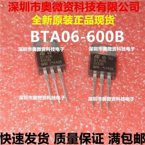 100% Original In Stock New BTA06-600B BTA06600B 6A 600V