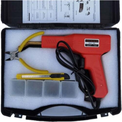 50W Plastics Welder Garage Tools Hot Staplers Machine Staple PVC Repairing Machine Car Bumper Repairing Hot Stapler Welding Tool