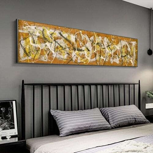 Citon Jackson Pollock《Number 7, 1950》Canvas Oil painting World Famous Artwork Poster Picture Modern Wall Decor Home Decoration