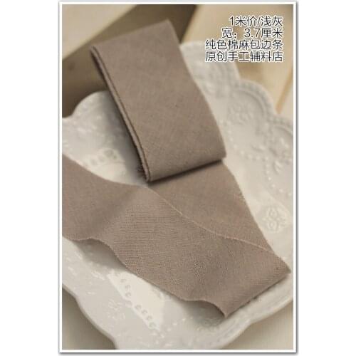 Dailylike Cotton Ribbons Cotton Strips Fabric Ribbon Patchwork Textile for Wrapping Fabric Edges Sewing Fabric DIY Gift Wrapping