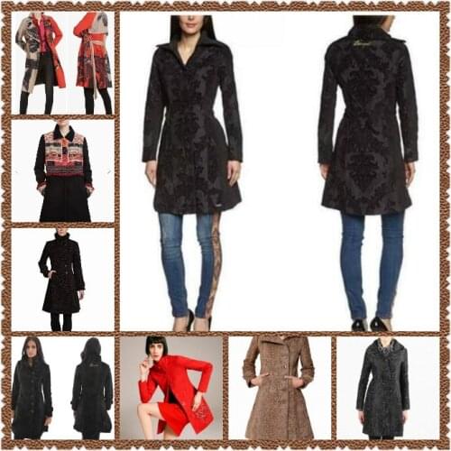 DESIGUAL 2019 Damen Mantel Jacke Flowers Ladies Coat Jacket A variety of