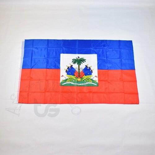 Haiti Hayti Haitian 90*150cm flag Banner 3x5 Foot Hanging National flag for meet,Parade,party.Hanging,decoration