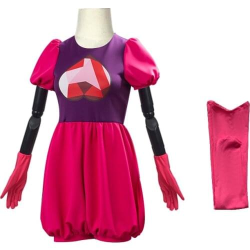 2020 The Movie Steven Universe Cosplay Costumes Spinel Gem Dress Costume Jumpsuit For Women Girls Dress Sets With Gloves Socks