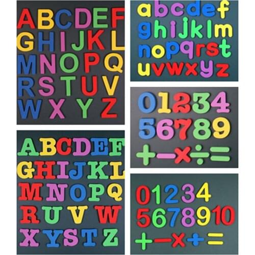 Magnetic Letters and Number Fridge Magnets refrigerator magnet home decoration magnetic refrigerator magnet, soft magnetic