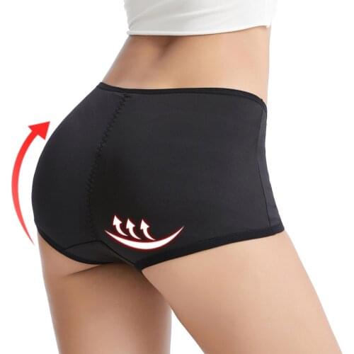 Fake Hip Shapwear For Women Body Shaper Padded Butt Lifter Panty Butt Hip Enhancer Briefs Push Up Panties Plus Size Booty Shorts