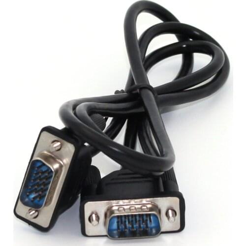 Newest Computer Monitor VGA to VGA Cable Male to Male connector 1M For PC TV Adapter Converter